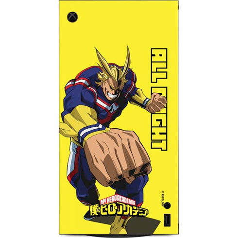 My Hero Academia All Might Season 5 XBox Series X Digital Edition Console Skin